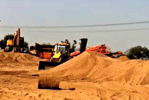 sand mining